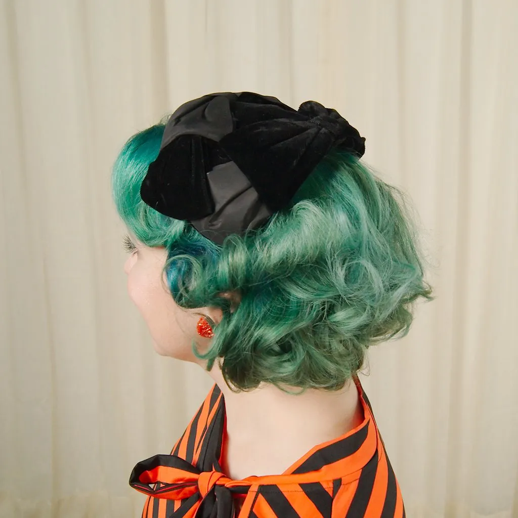 1950s Double Bow Crescent Hat