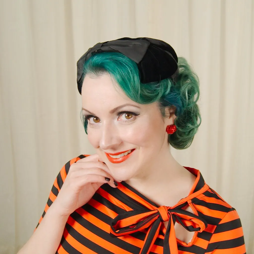 1950s Double Bow Crescent Hat