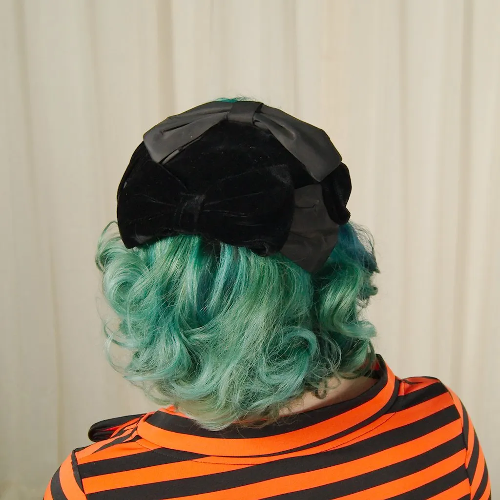 1950s Double Bow Crescent Hat