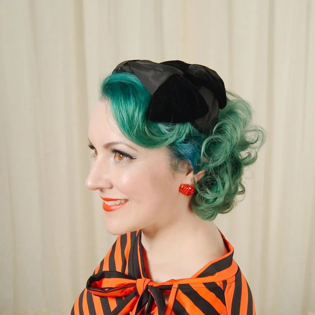 1950s Double Bow Crescent Hat