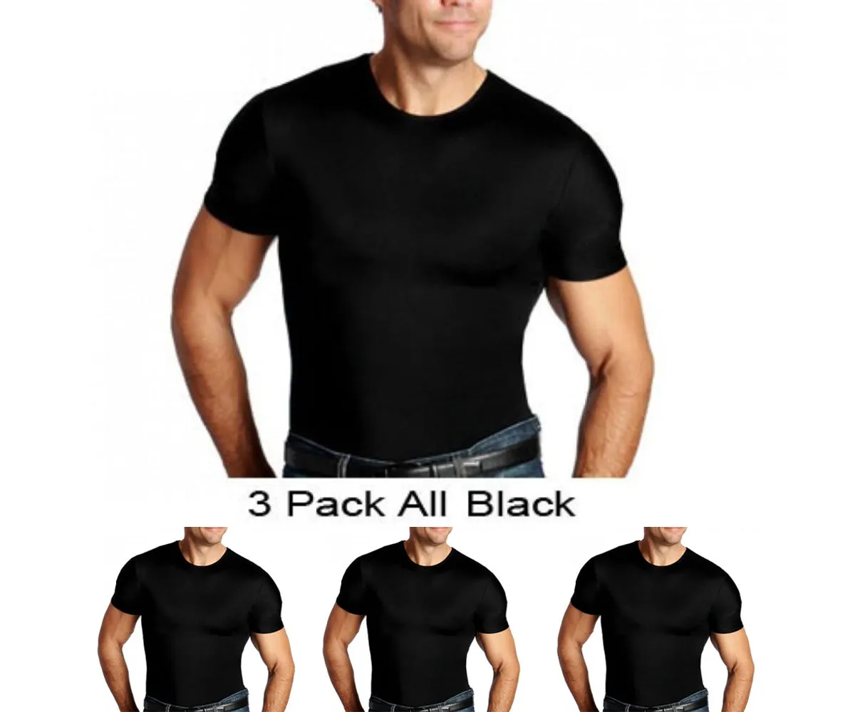 3-Pack Insta Slim Compression Crew Necks TS0003