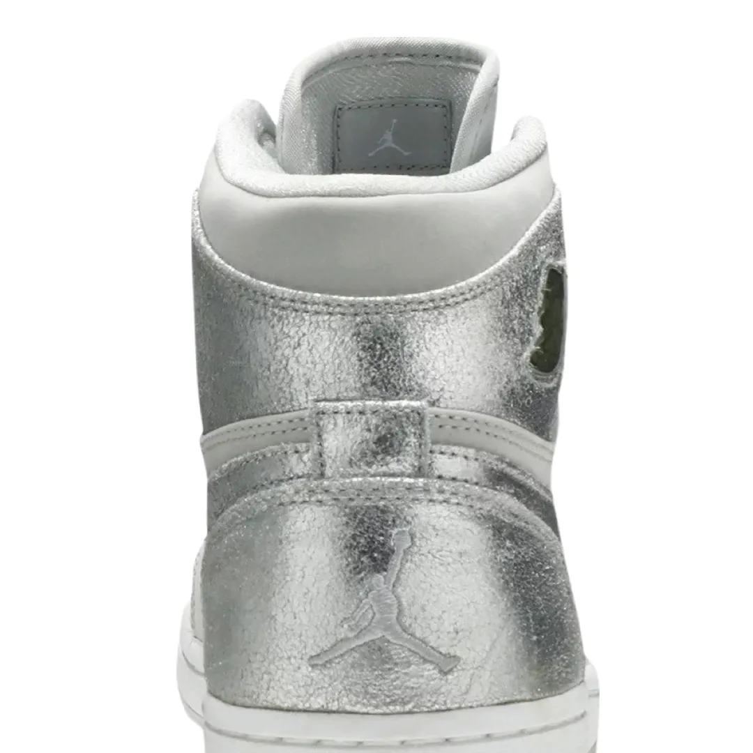 Air Jordan 1 High Retro CO JP Japan Silver Anniversary (2009) Special Edition Suitcase Box Neutral Grey Metallic Silver White