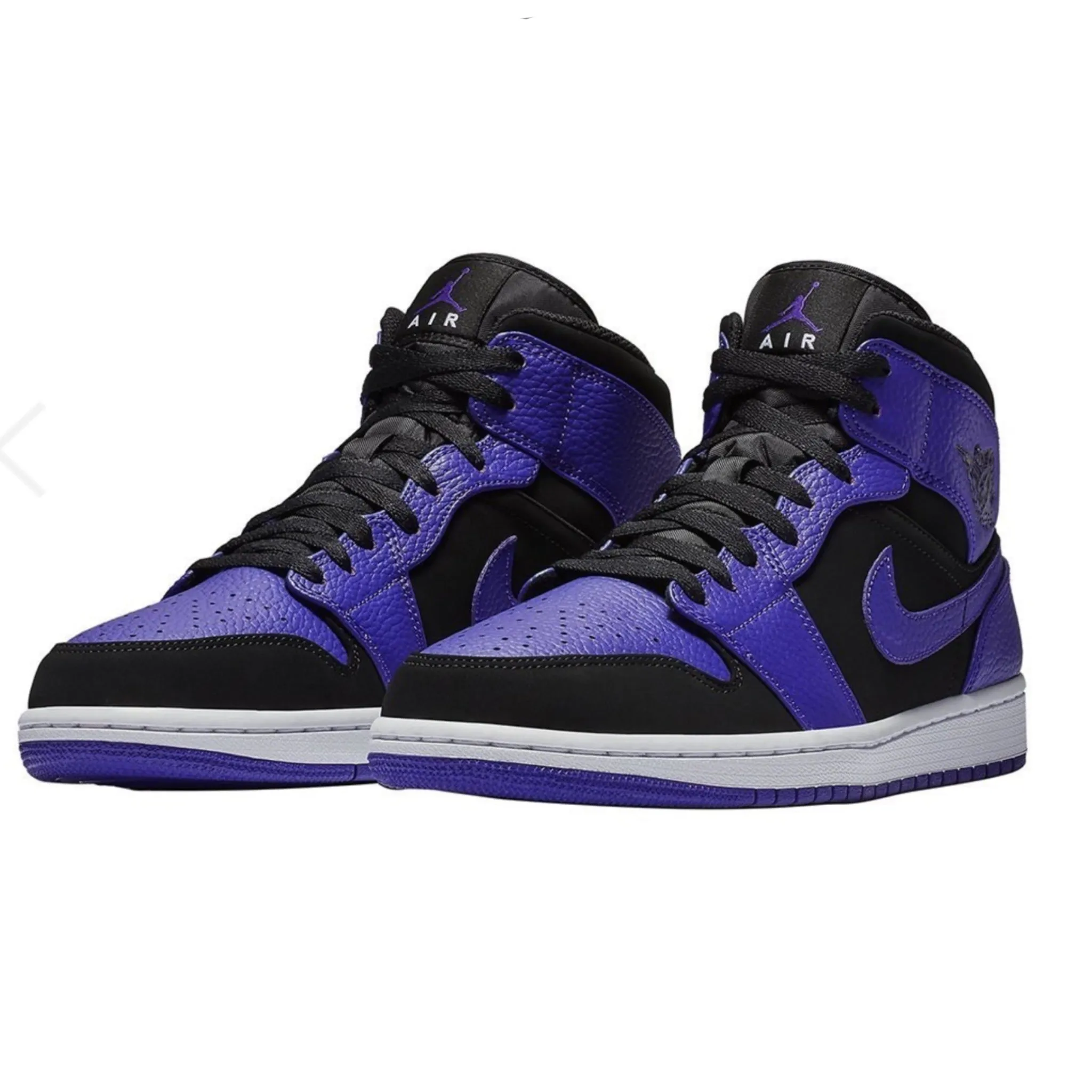 Air Jordan 1 Mid Black Dark Concord