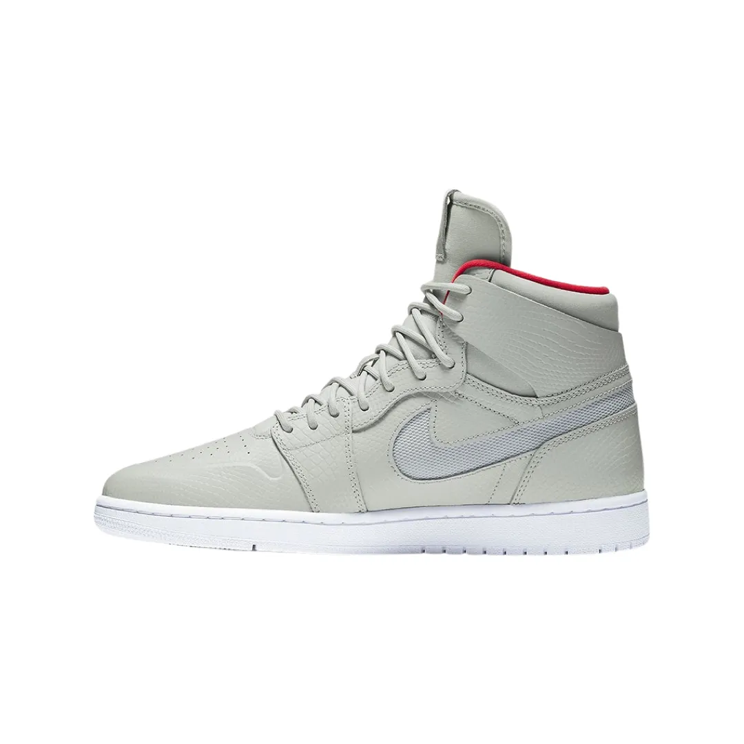 Air Jordan 1 Retro High Nouveau Pure Platinum Bright Crimson