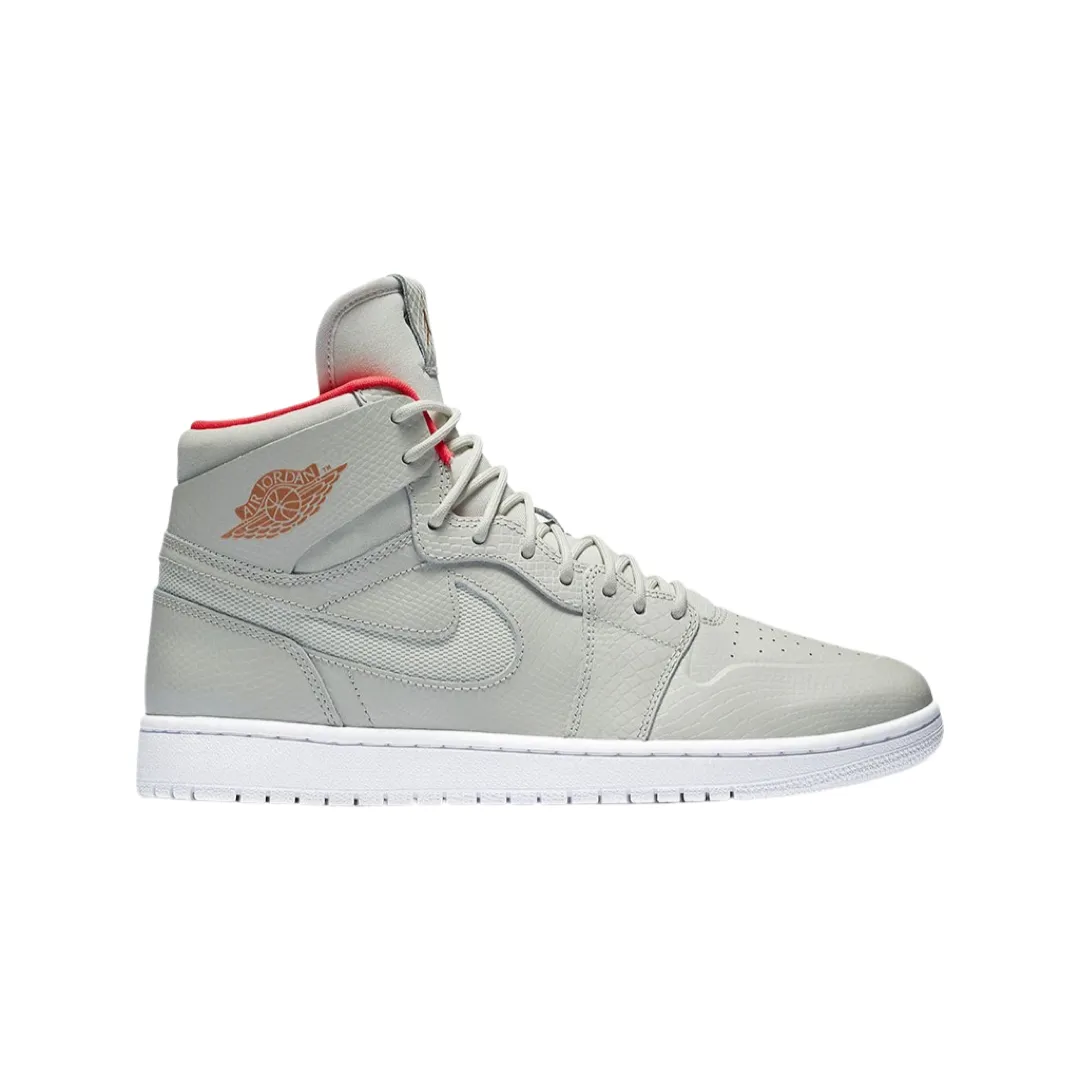 Air Jordan 1 Retro High Nouveau Pure Platinum Bright Crimson