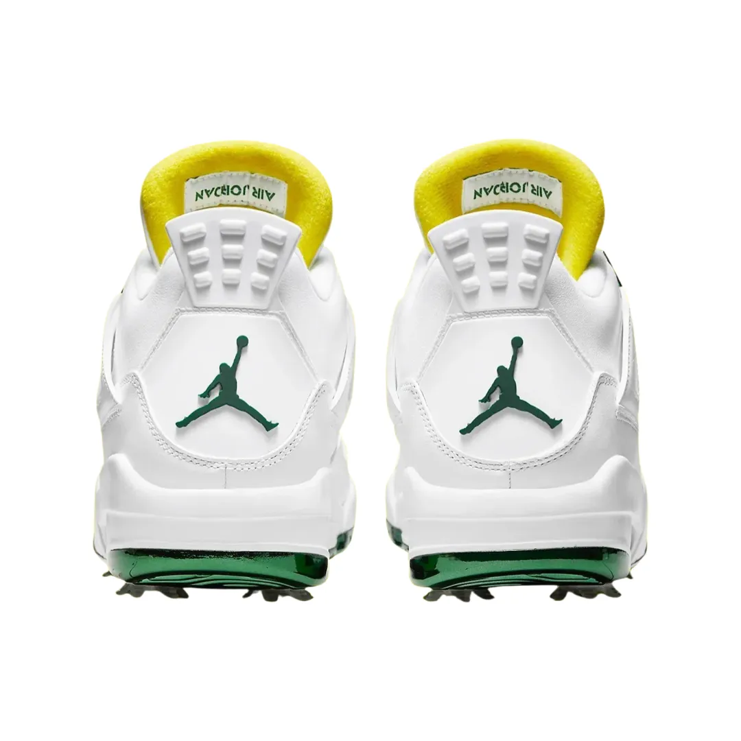 Air Jordan 4 Retro Golf Master Tournament White Metallic Green