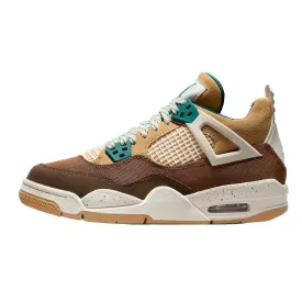 Air Jordan 4 Retro (GS) Cacao Wow Geode Teal Ale Brown Twine Sail Luminous Green