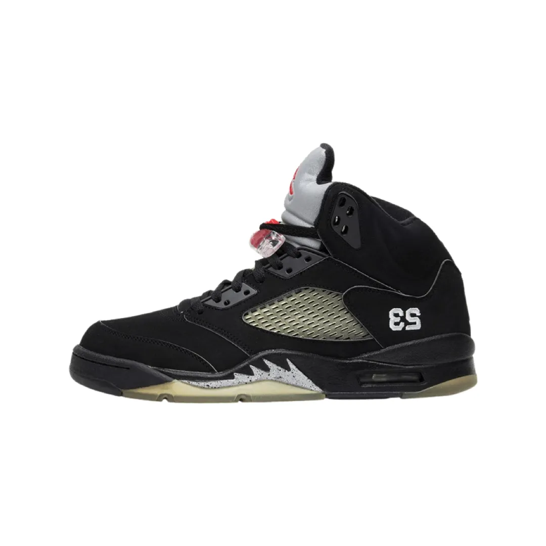 Air Jordan 5 Retro 2006 Black Metallic Fire Red