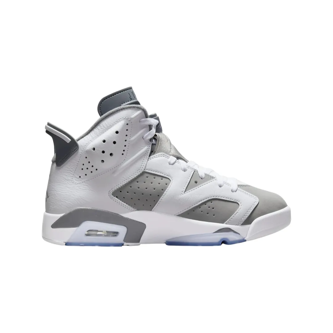 Air Jordan 6 Retro White Medium Cool Grey