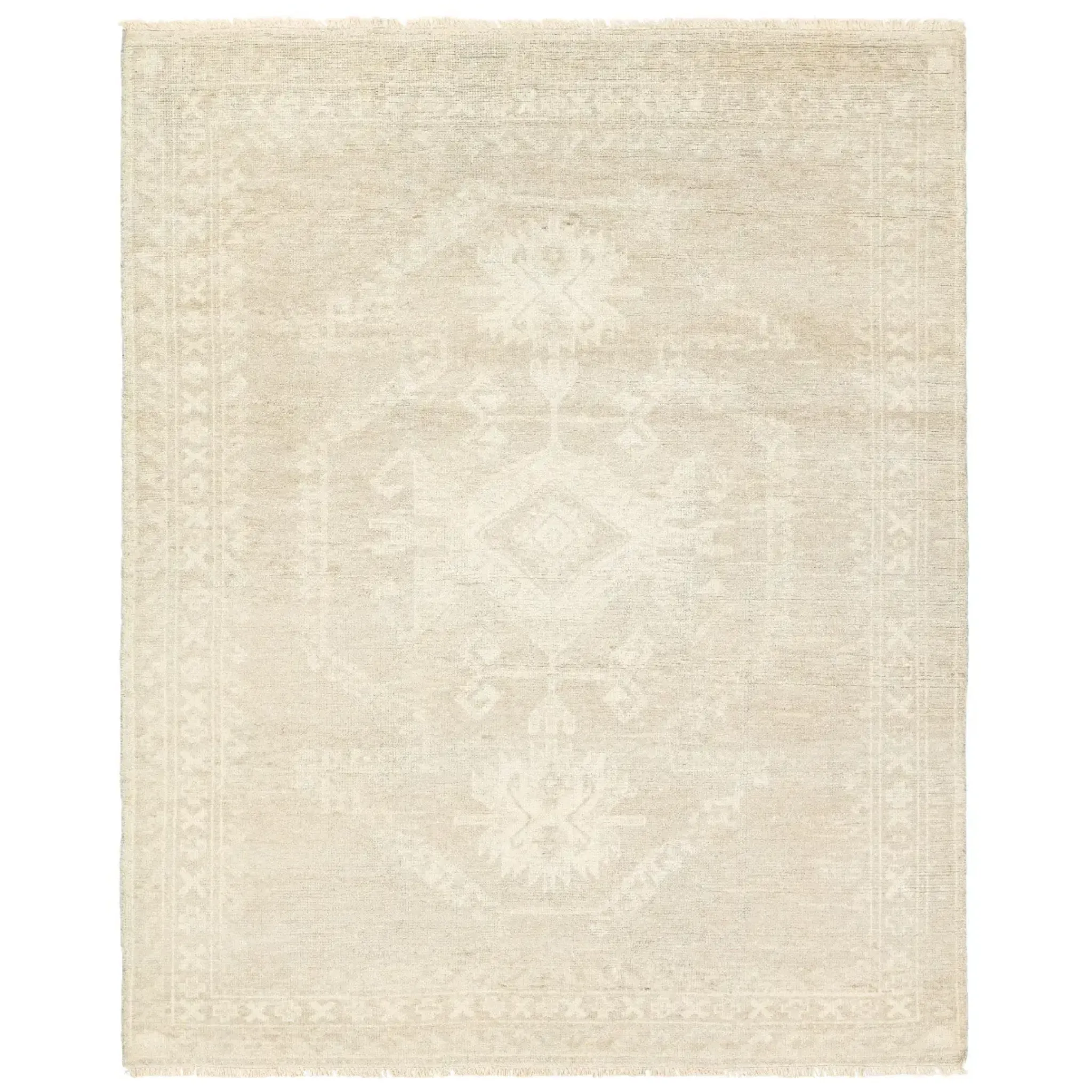 Ashend Hand Knotted Wool & Silk Rug - Available in a Variety of Sizes