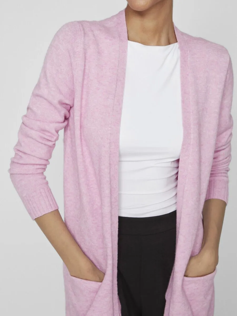 ASHLEY OPEN KNIT CARDIGAN (PASTEL LAVENDER)