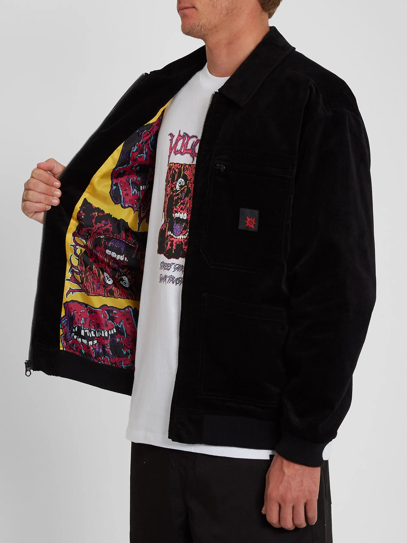 Averted Visions Jacket - BLACK