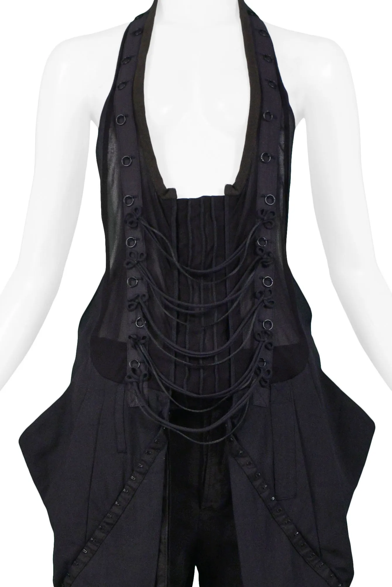 BALENCIAGA BY GHESQUIERE CORSET VEST 2002