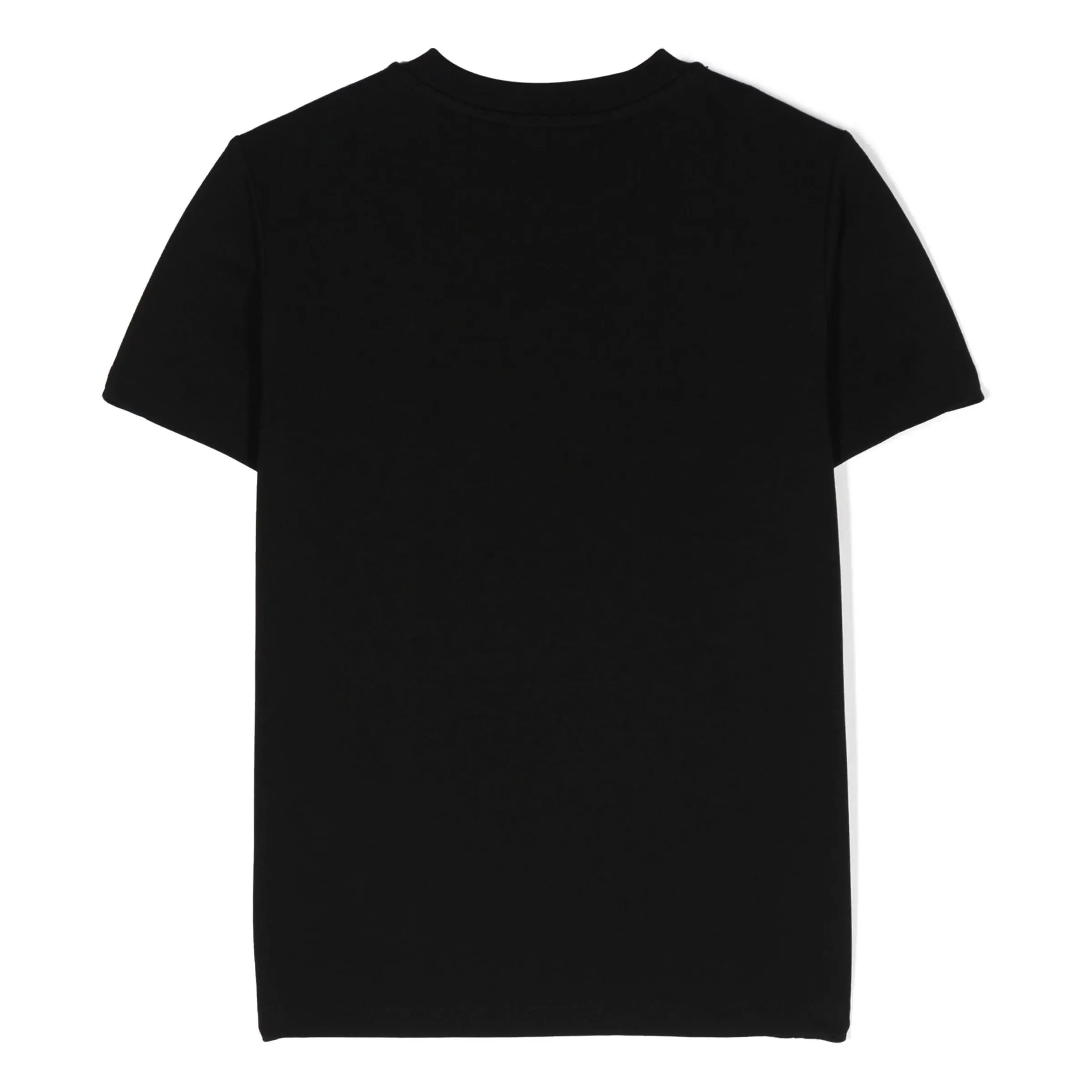 Balmain-Logo with Side Button T-Shirt-BV8Q71-Z2389-930BC-Black