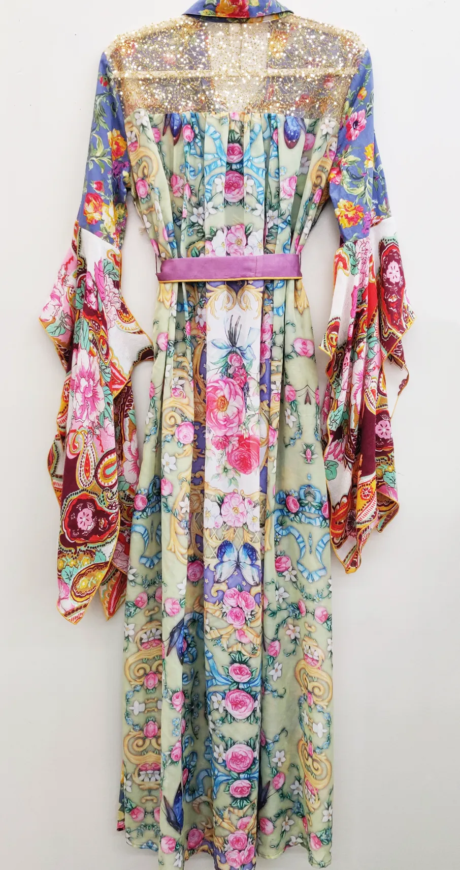 Boho Dress Duster Floral RIviera