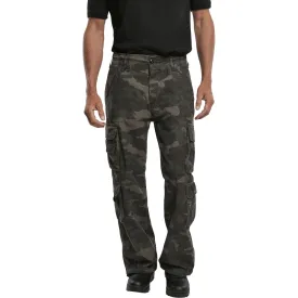 Brandit Pure Vintage Cargo Trousers Dark Camo