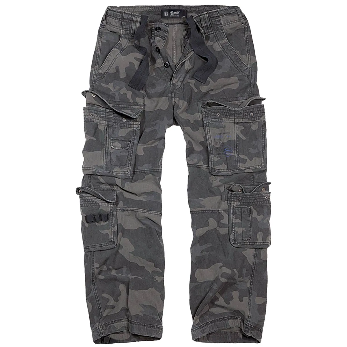 Brandit Pure Vintage Cargo Trousers Dark Camo