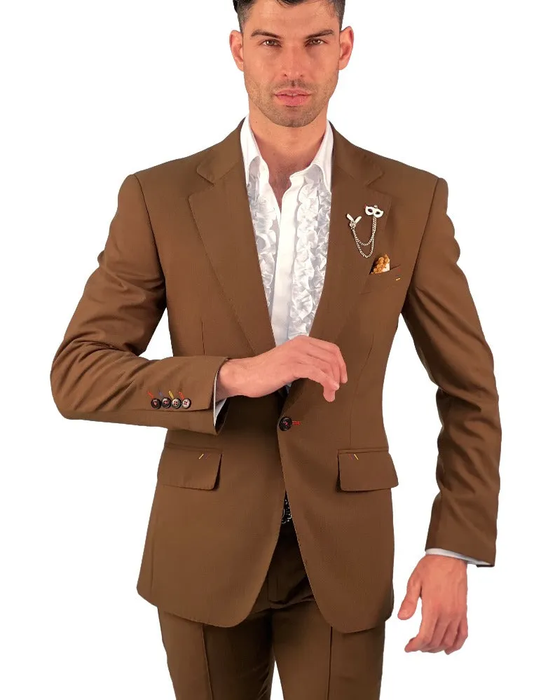 Brown Suit for Men - Prom Suits - Matteo Brown