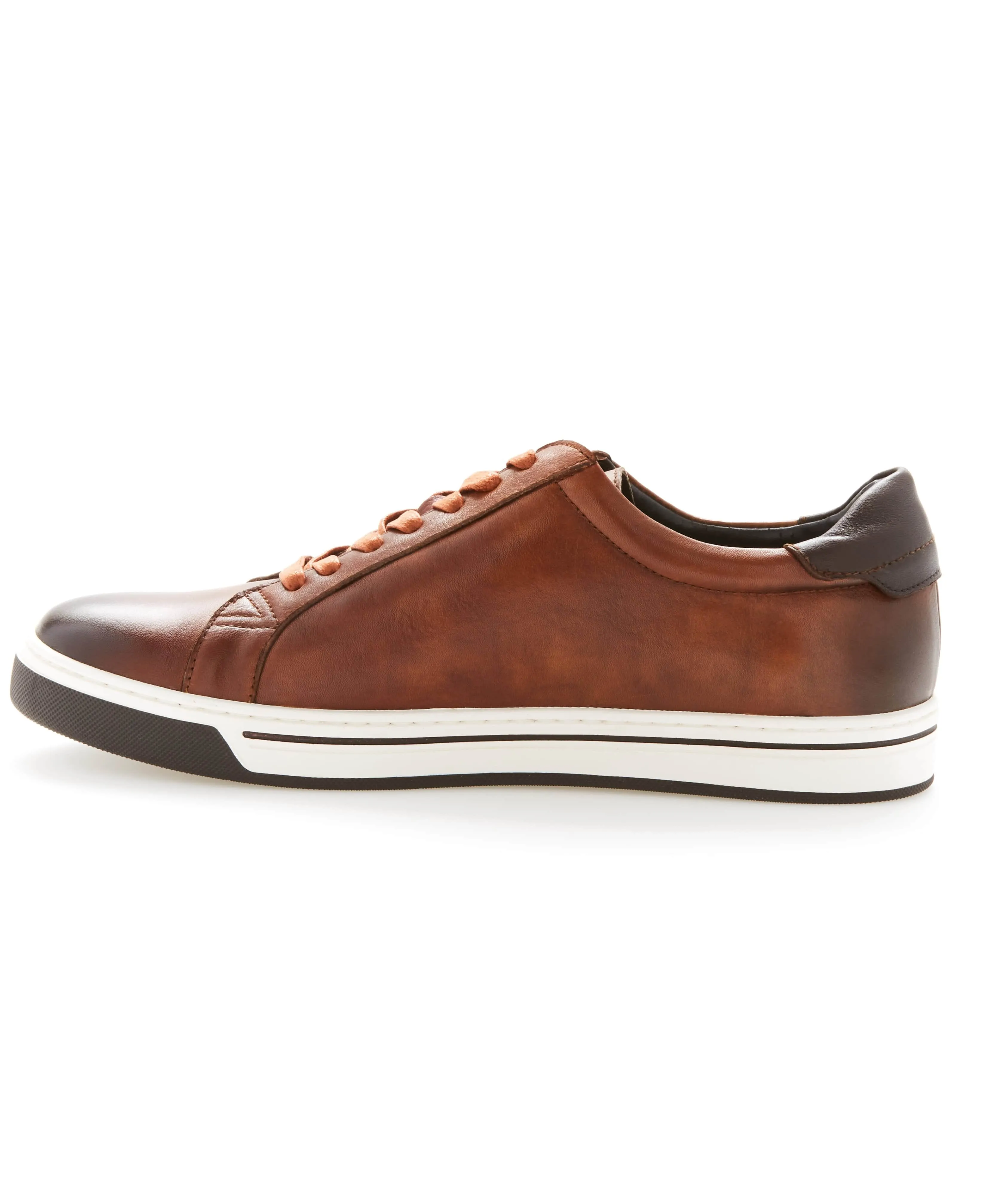 Burnished Leather Sneaker