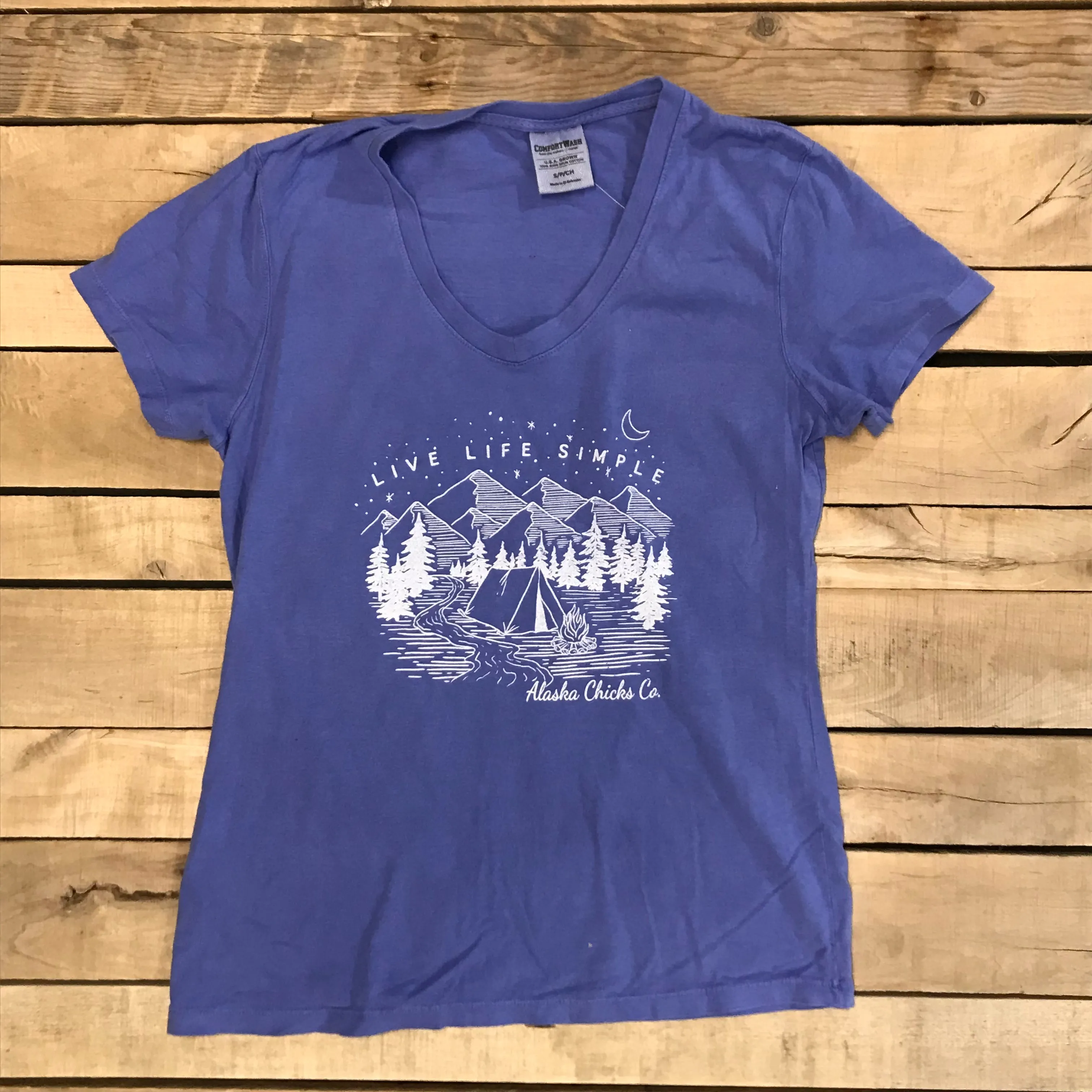 Camping Live Life Simple T-Shirt