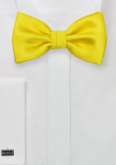 Canary Solid Bowtie