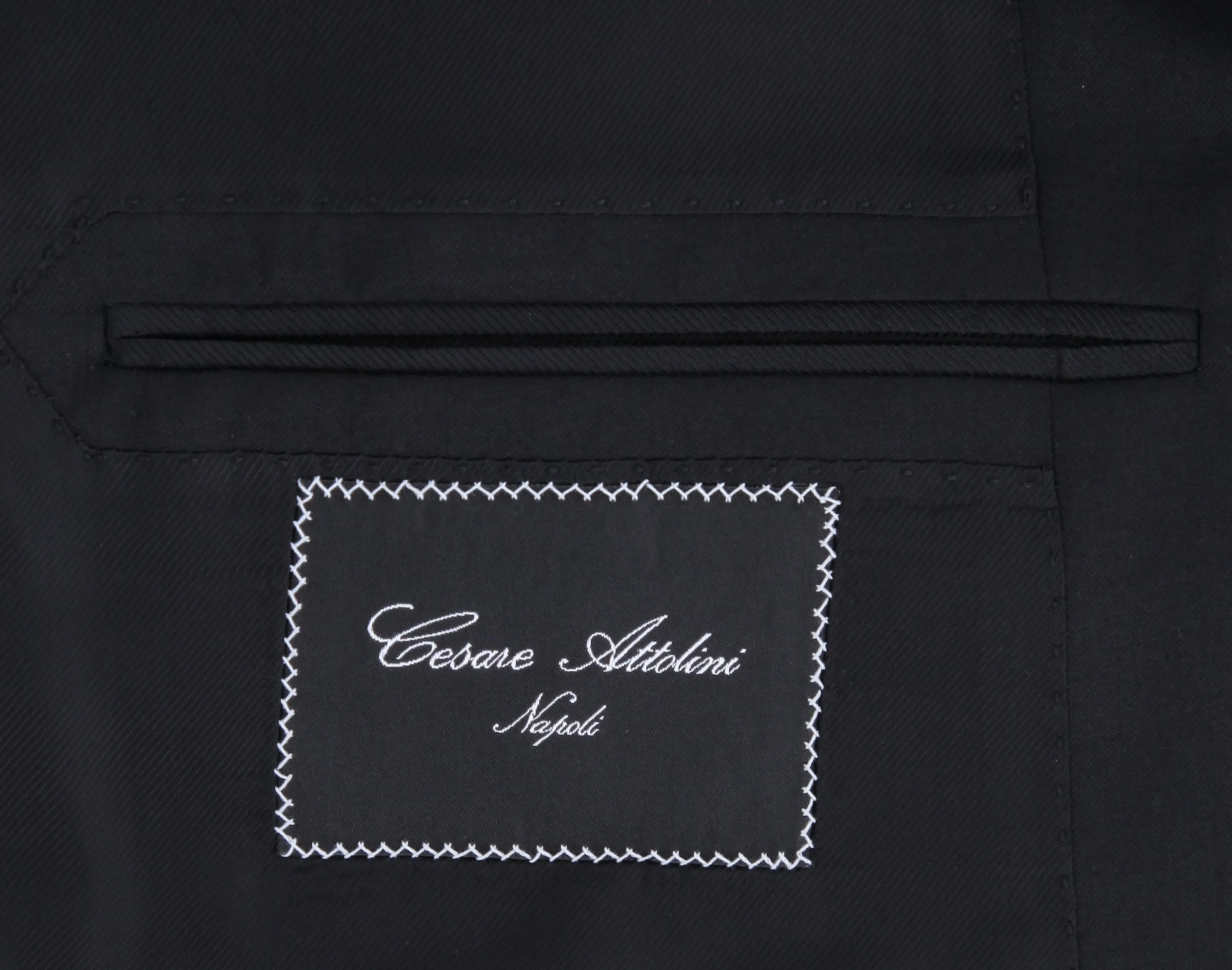 Cesare Attolini Black Suit