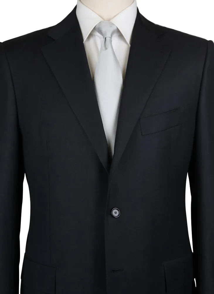 Cesare Attolini Midnight Navy Blue Suit