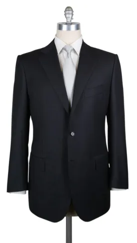 Cesare Attolini Midnight Navy Blue Suit