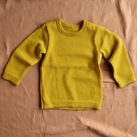 Classic Merino Kids Jumper - Curry (12-24m) *Last One!