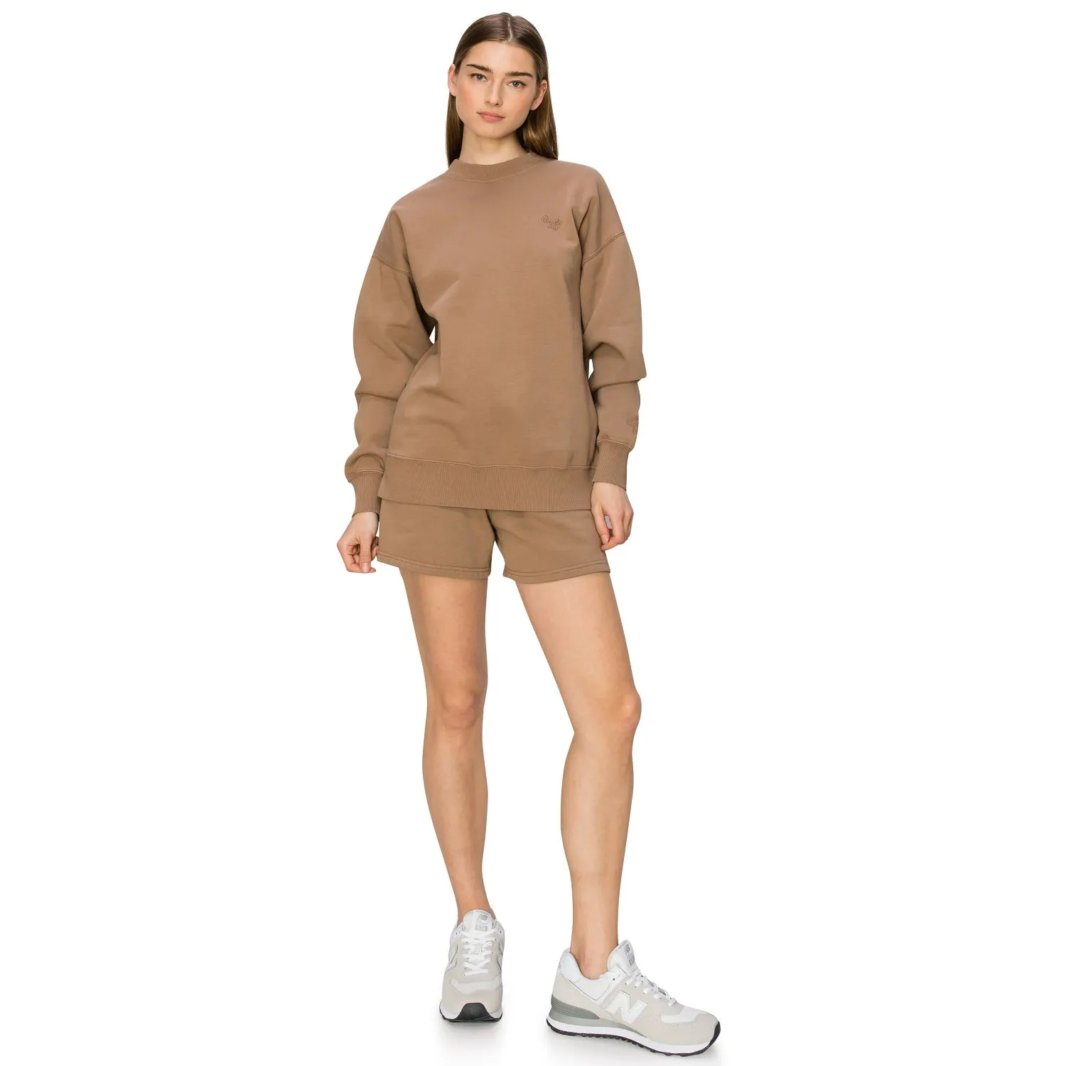 Cloud Fleece Crewneck Sweatshirt - Light Brown