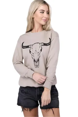 Cow Skull Sweatshirts