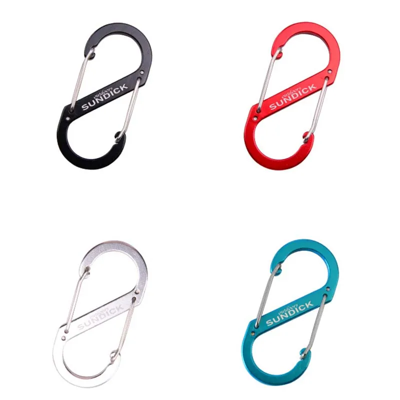 Dbeck® S-Shaped Aluminum Alloy Climbing Carabiner 8-Shape Hook Clip