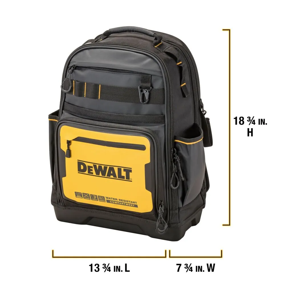 DeWALT DWST560102 PRO Durable Denier Fabric Backpack w/ 43 Pockets