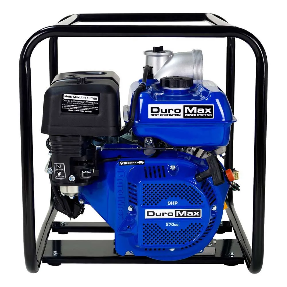 DuroMax XP904WP-SHK 270cc 427 GPM 4" Gas Engine Water Pump Kit