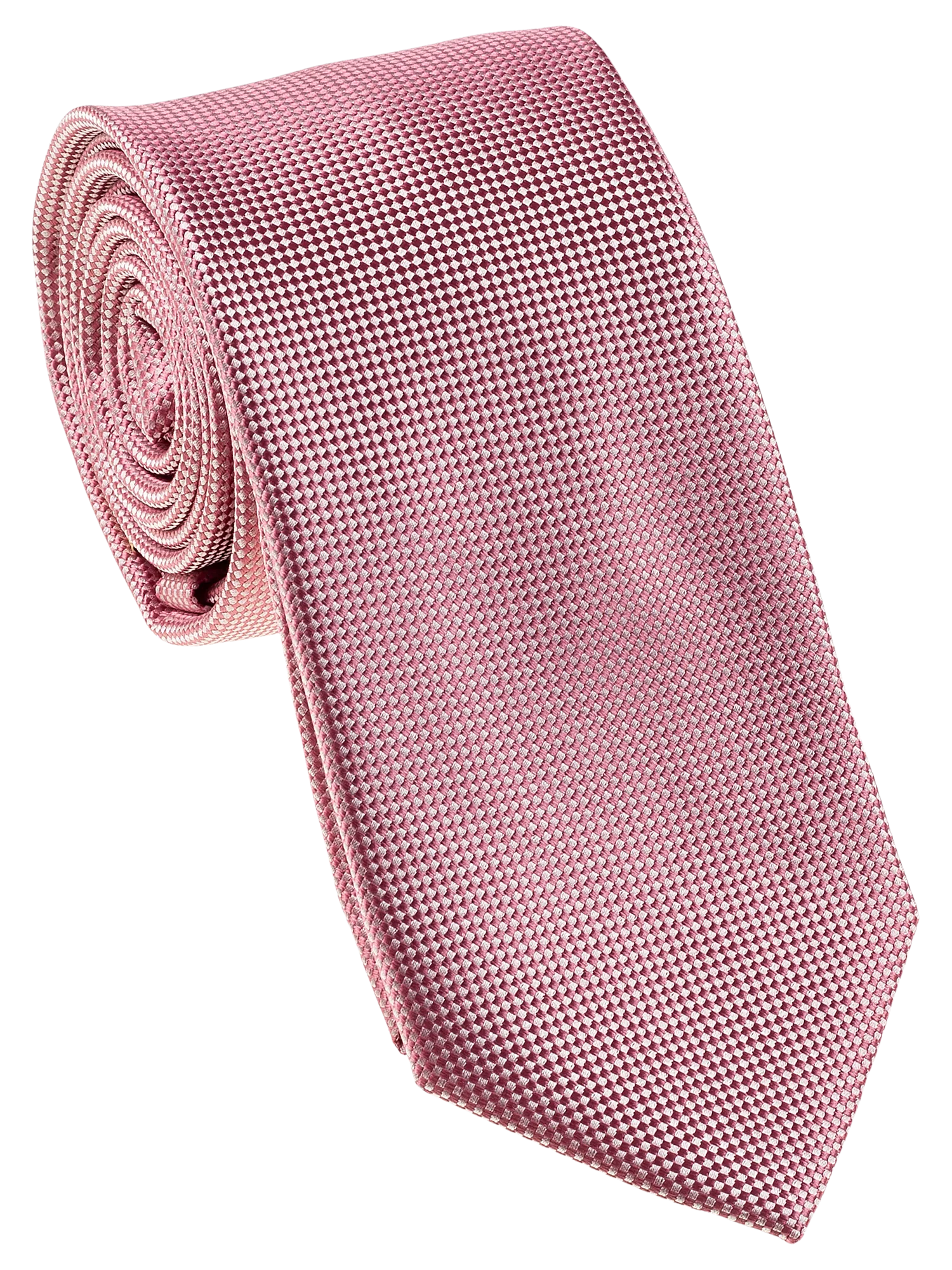 Dusty Rose Self Pattern Tie, Bow Tie, Handkerchief