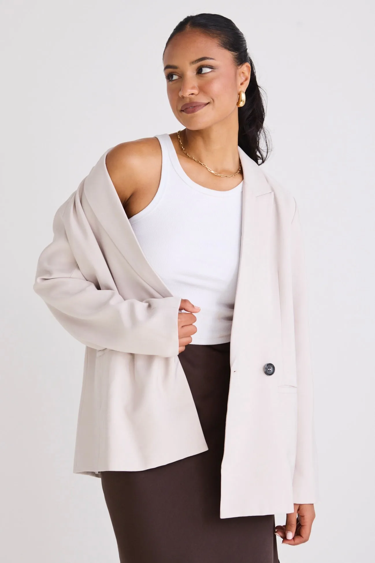 Effortless Bone Soft Touch Blazer