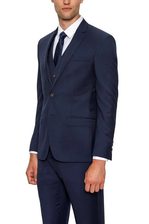 GIBSON SLIM FIT DELIRIUM NAVY PURE WOOL SUIT SET