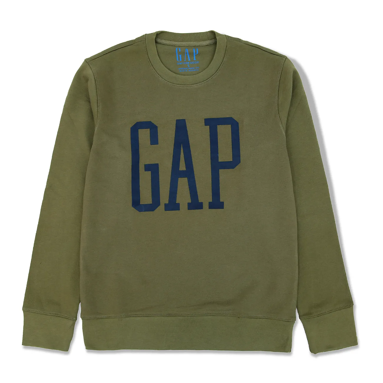 GP - Men 'Olive' Gap Printed Terry Sweatshirt GP943