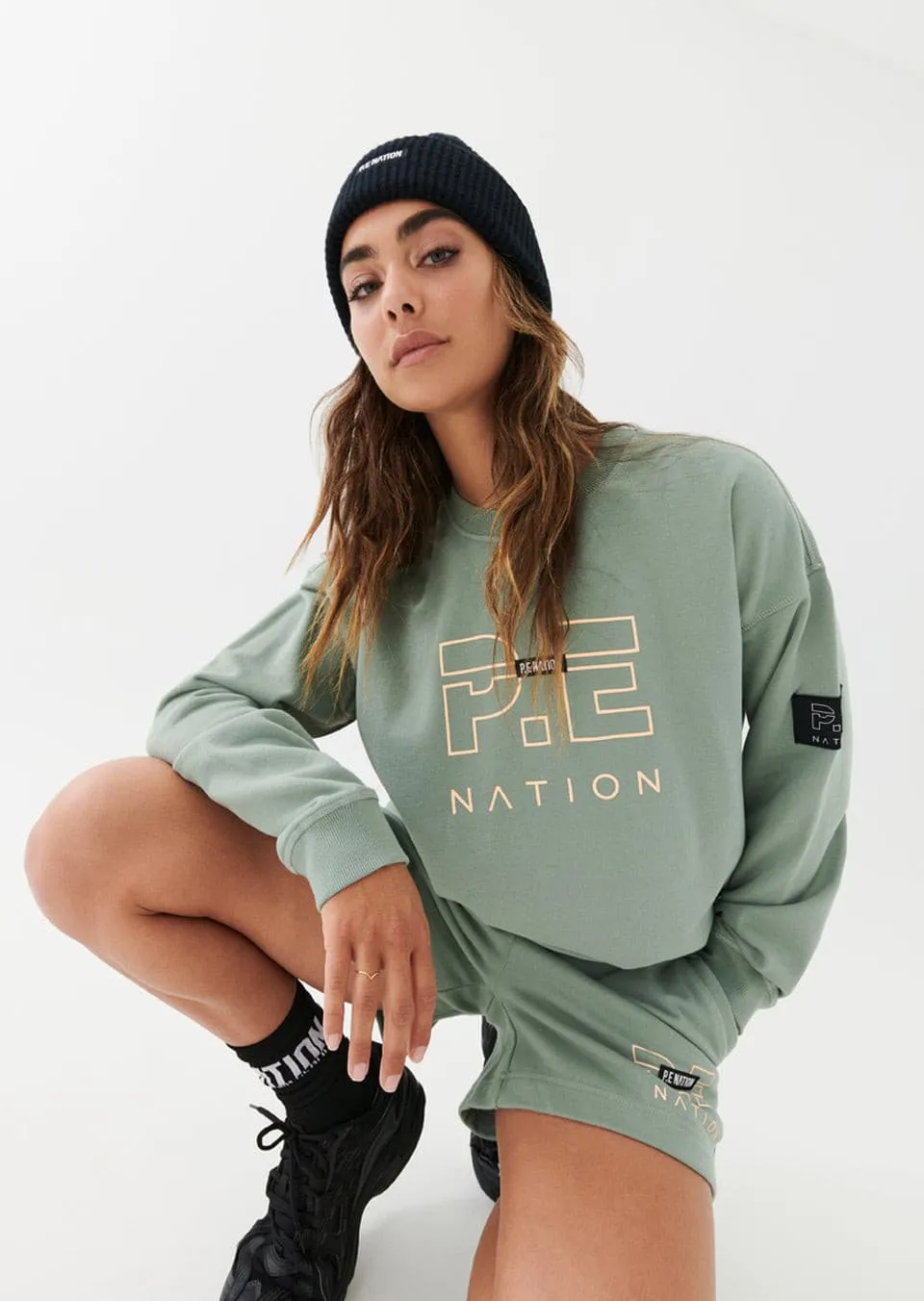 HEADS UP SWEAT IN ICEBERG GREEN