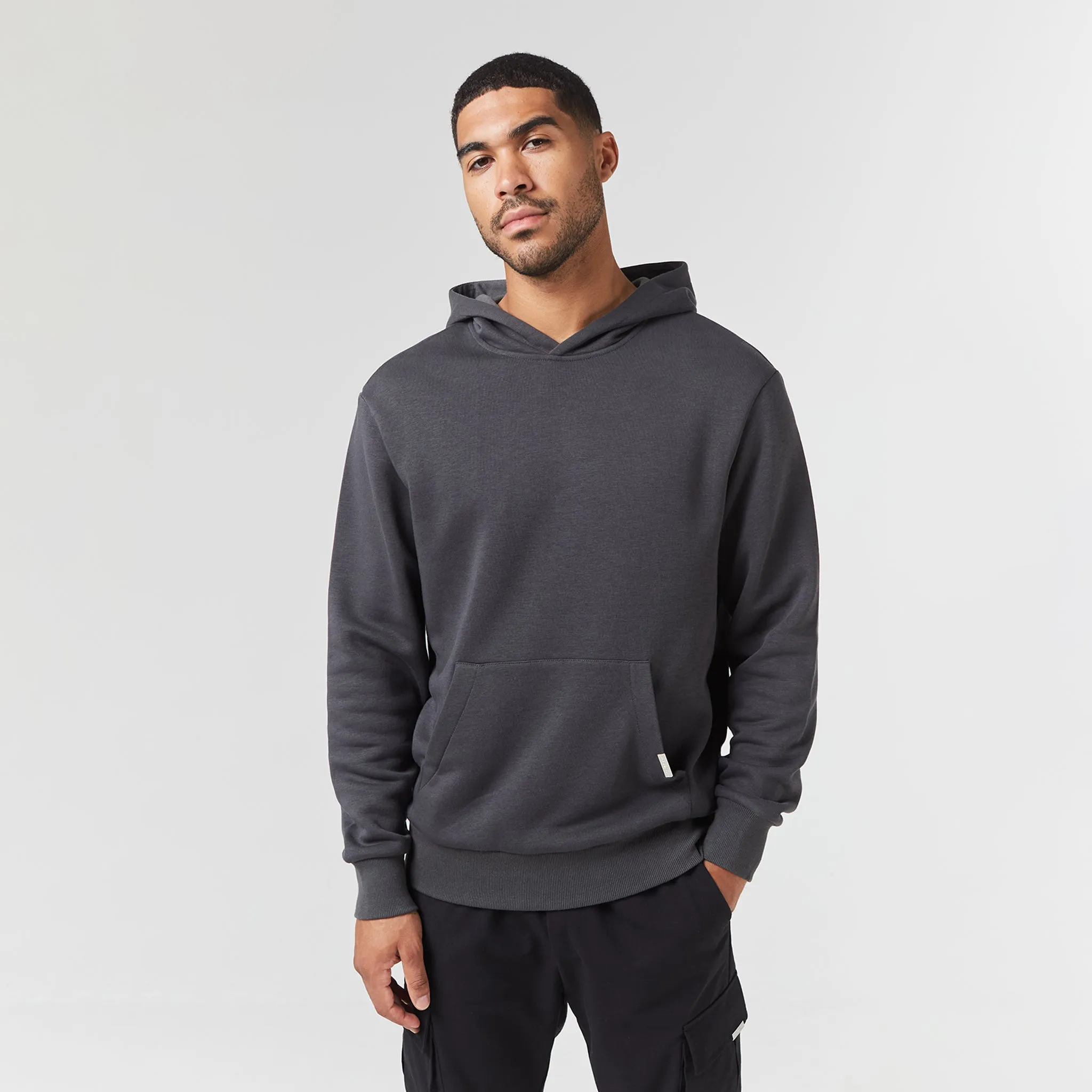 Hoodie & Cargo Pant Set | Charcoal Black