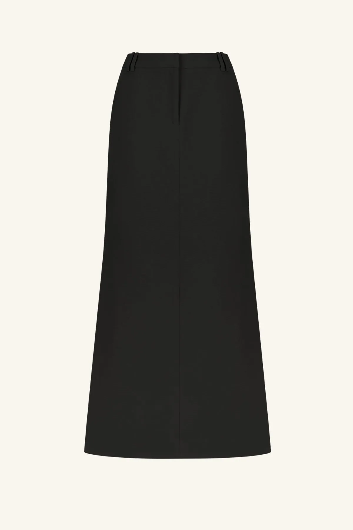 IRENA SIDE SPLIT MAXI SKIRT - BLACK