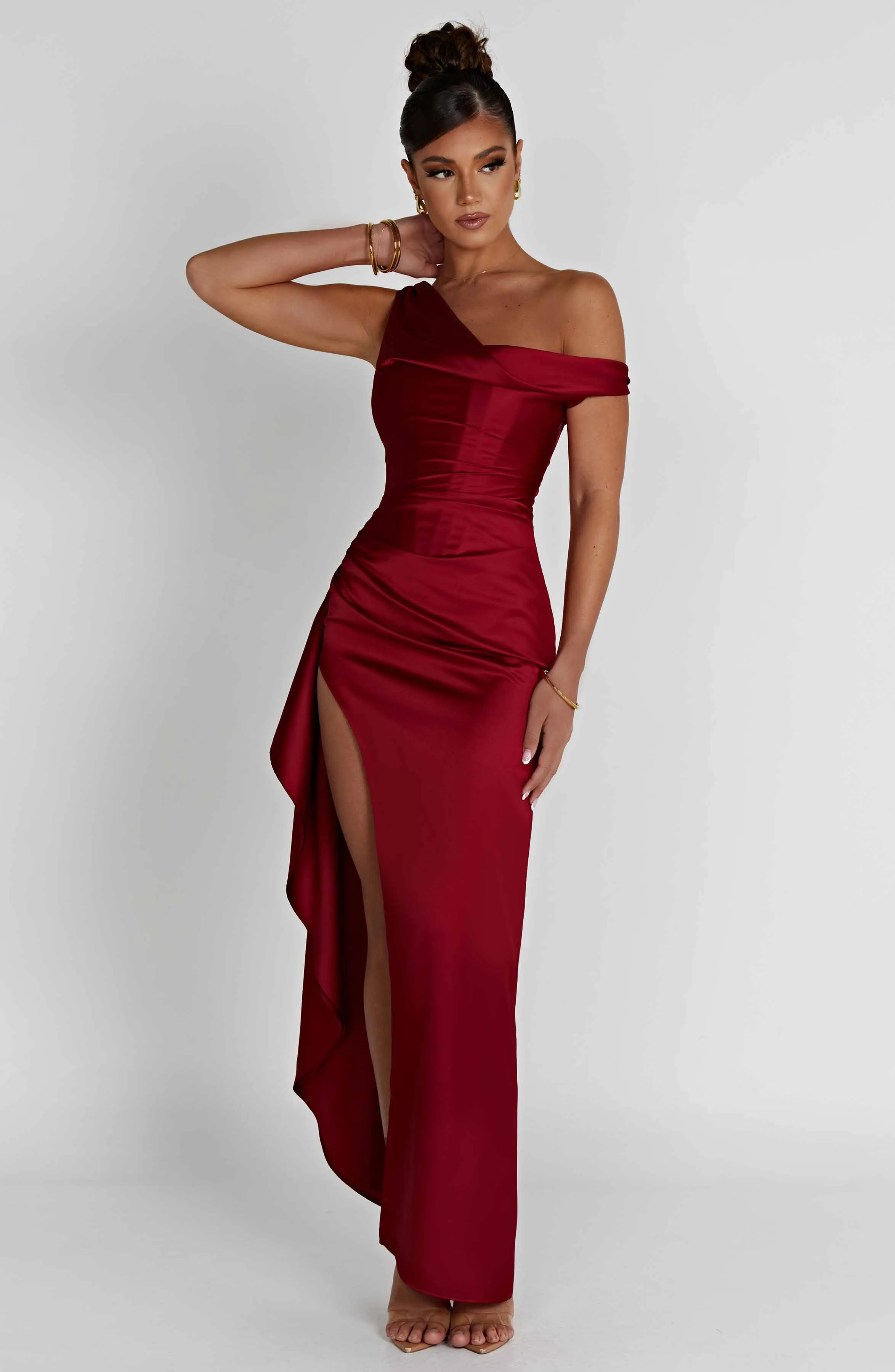 Juliene Maxi Dress - Wine