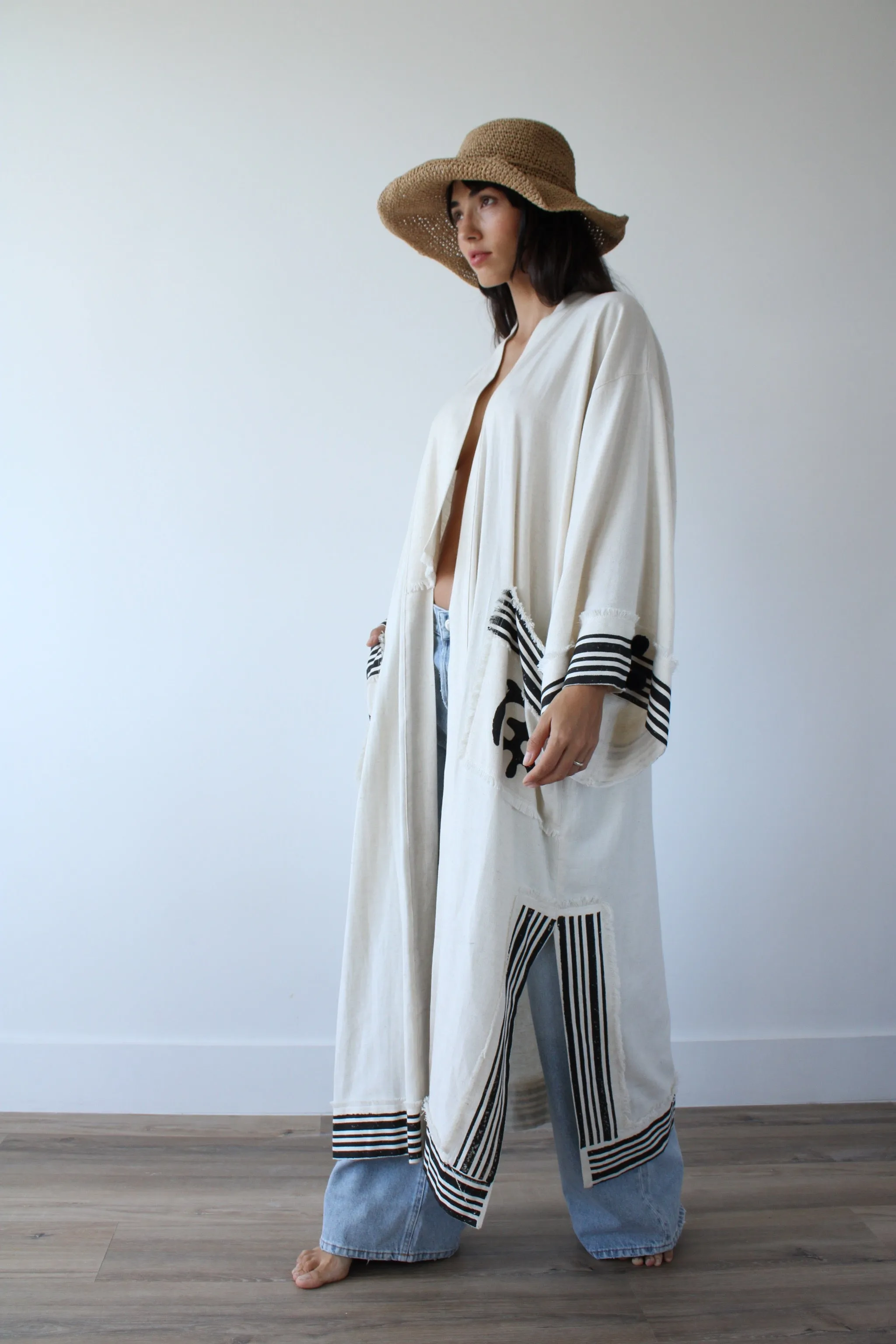 Karma Handmade Linen Blend Kimono