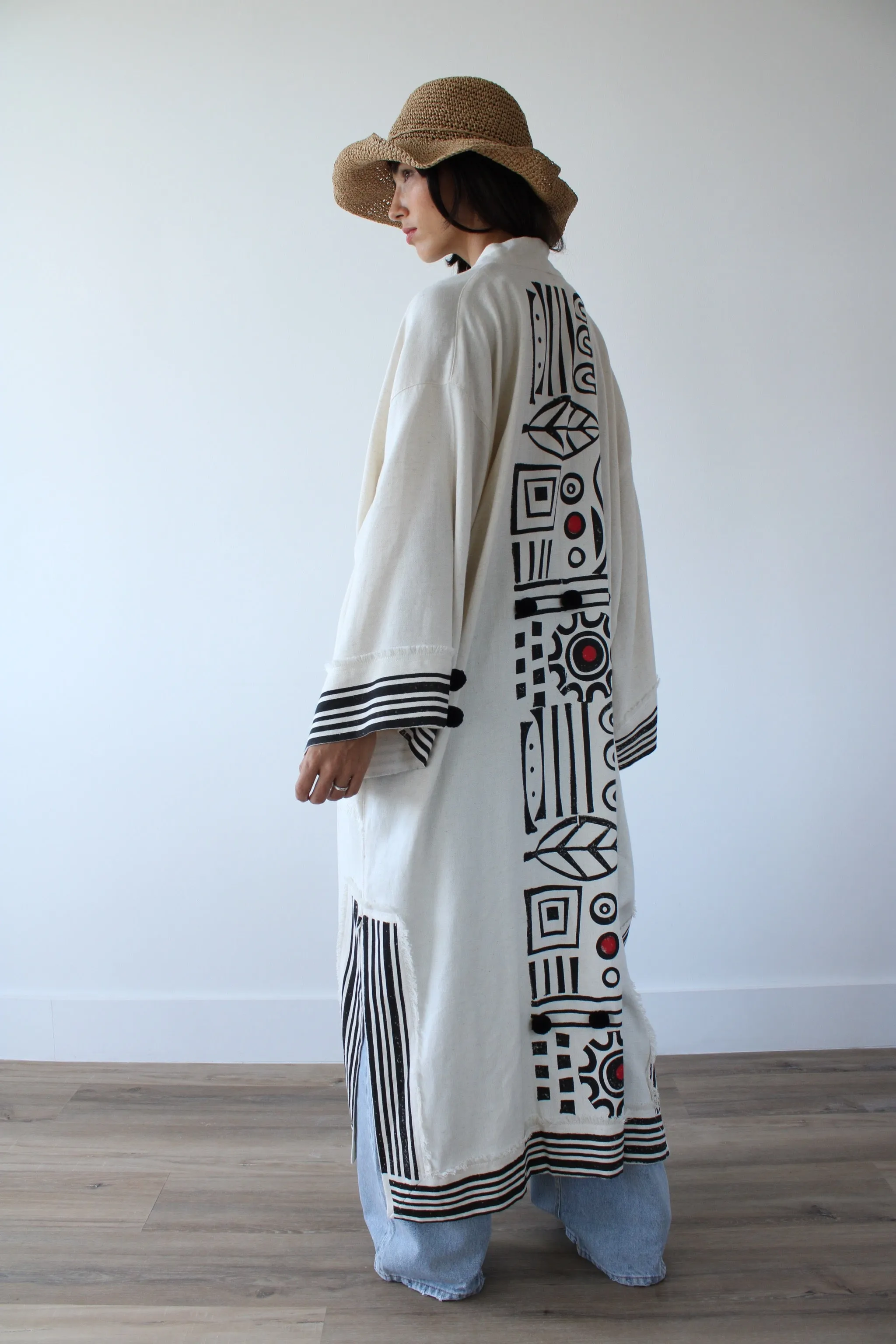 Karma Handmade Linen Blend Kimono