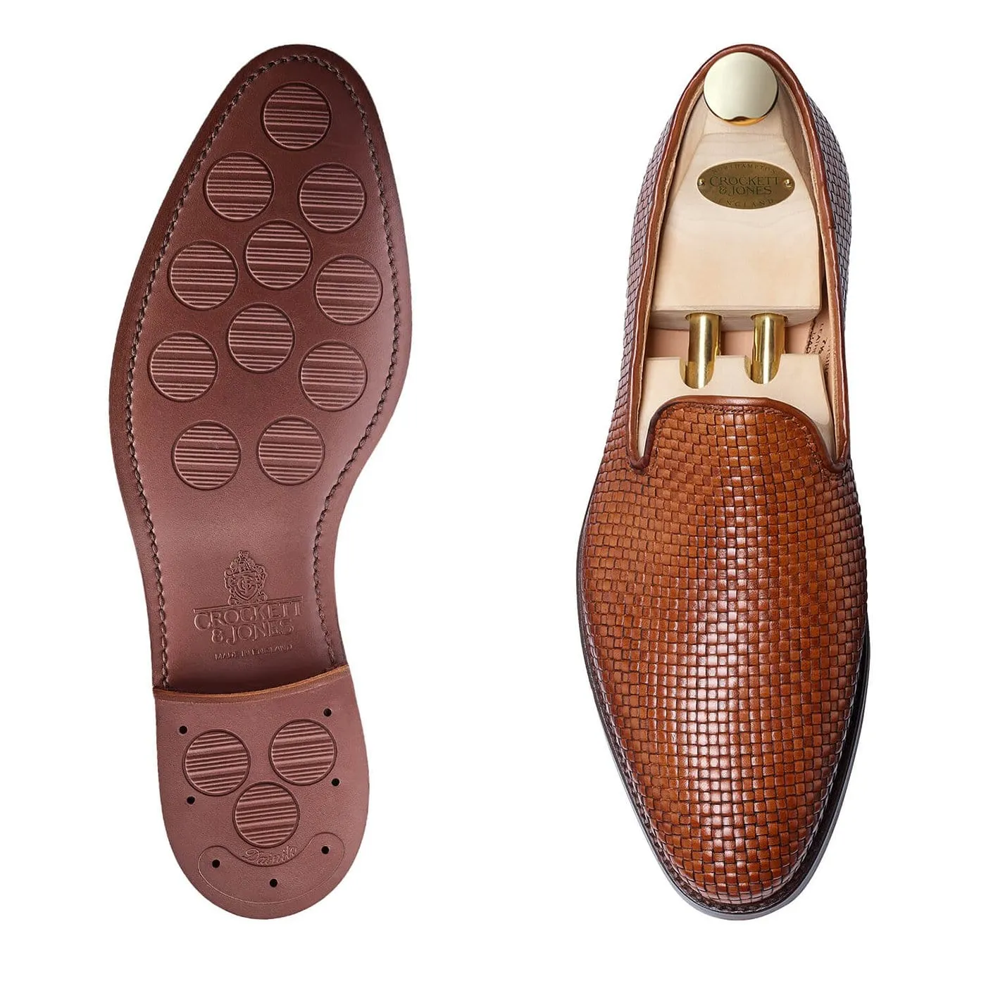 Kensington Tan Woven Calf