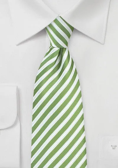 Kiwi Summer Striped Necktie