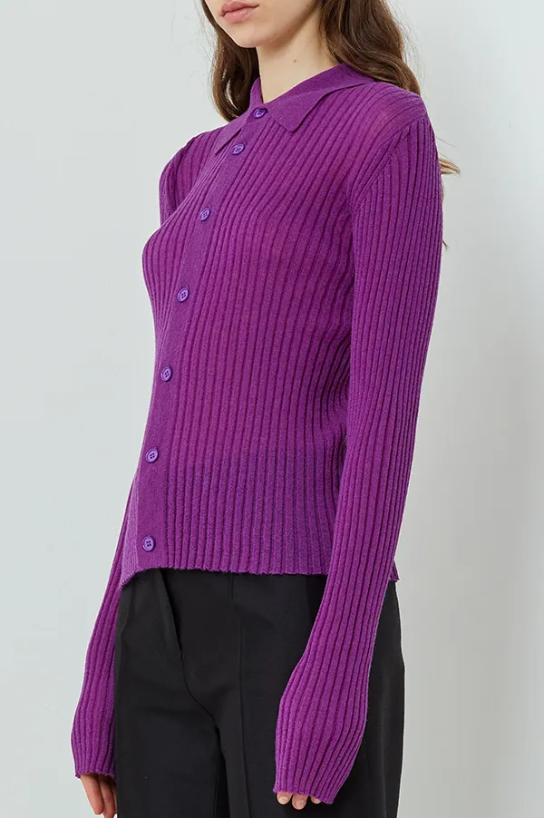 Krispa Top in Dark Magenta