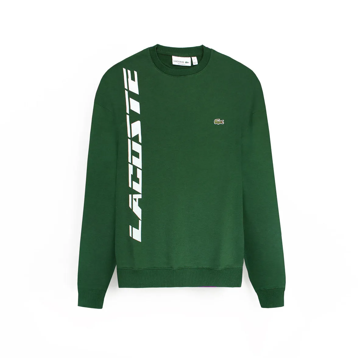 LC - Men 'Green' Printed Logo Fleece Sweatshirt LC472