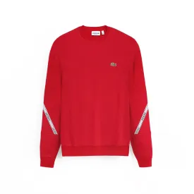 LC - Men 'Red' Branded Bands Fleece Sweatshirt LC469