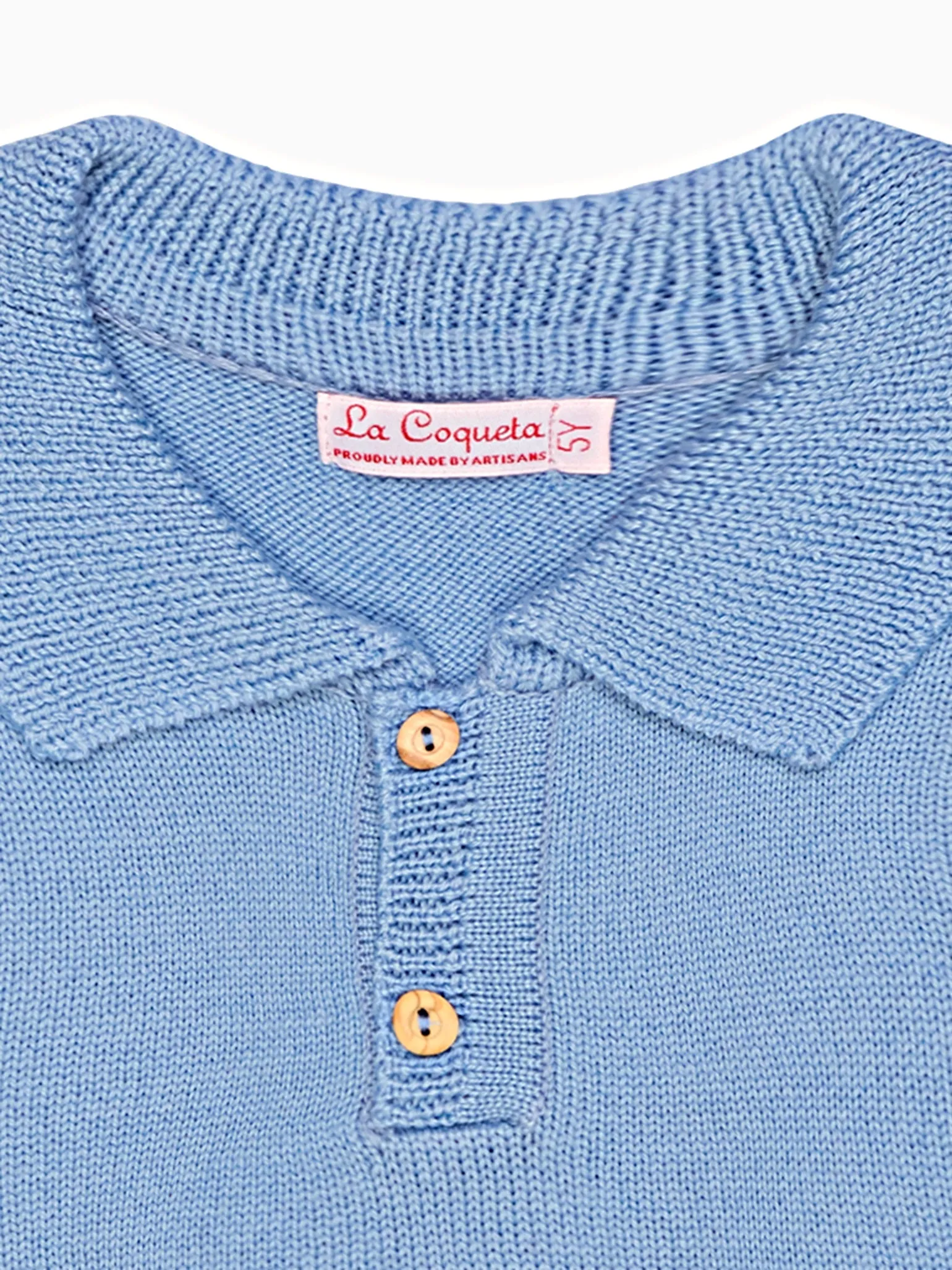 Light Blue Brio Merino Boy Jumper